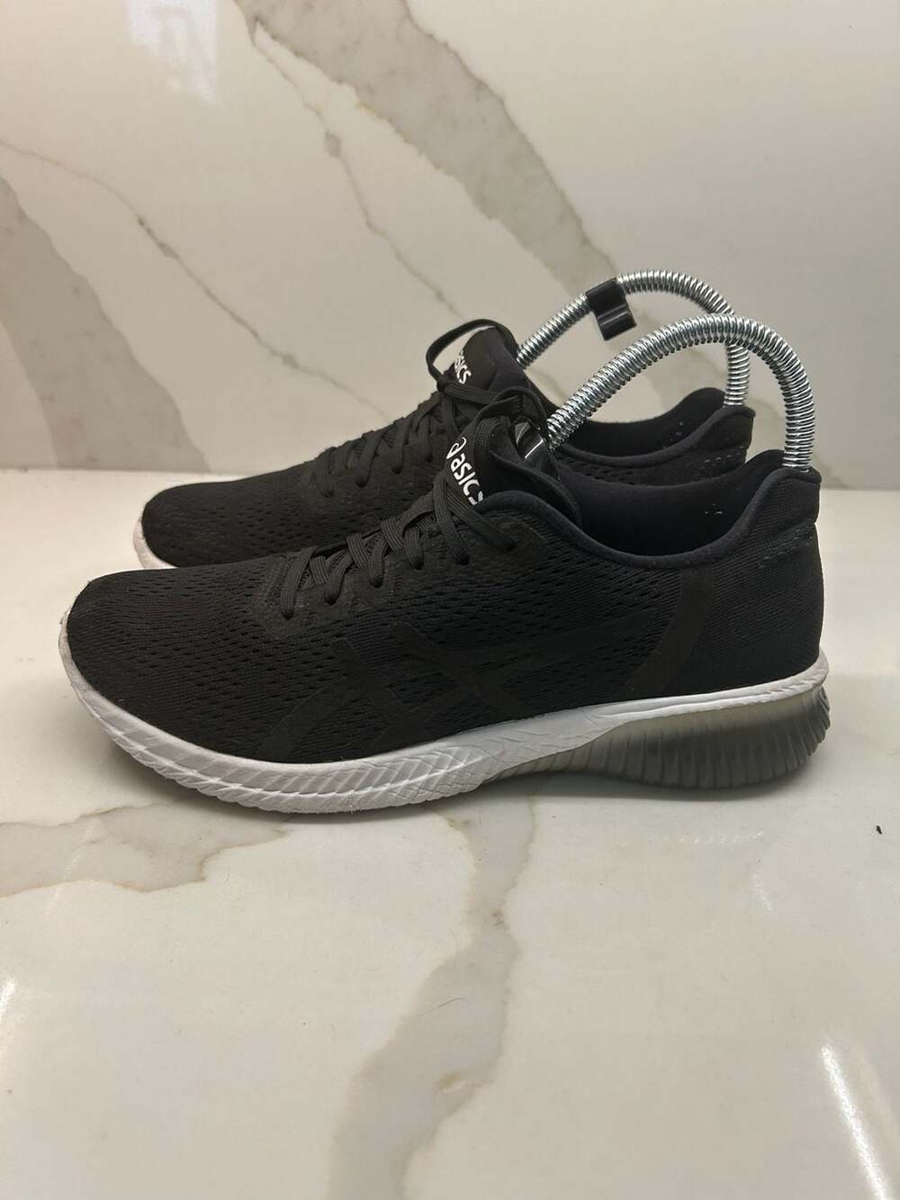 ASICS Gel-Kenun MX Women's Running Shoes Black/White T888N